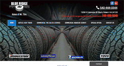 Desktop Screenshot of blueridgetirecenter.com